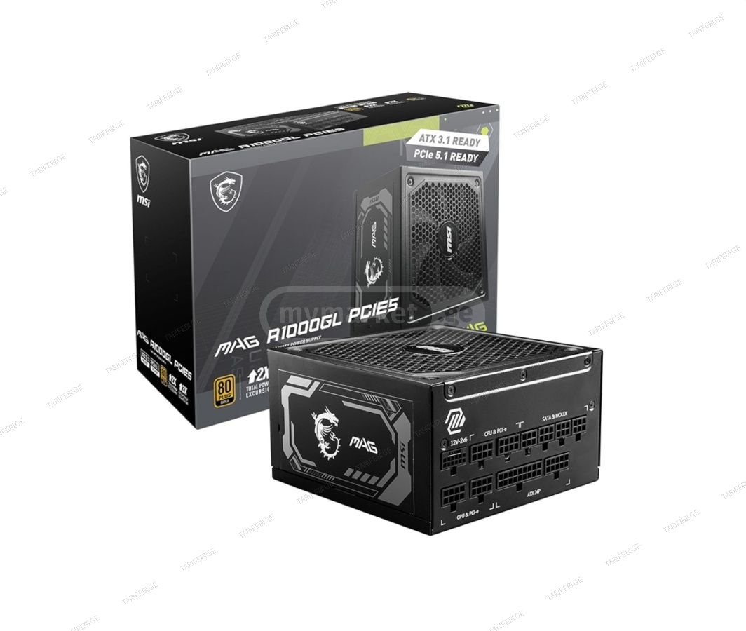 NEW! MSI MPG A1000GL PCIe 5.1 1000W 80 + GOLD