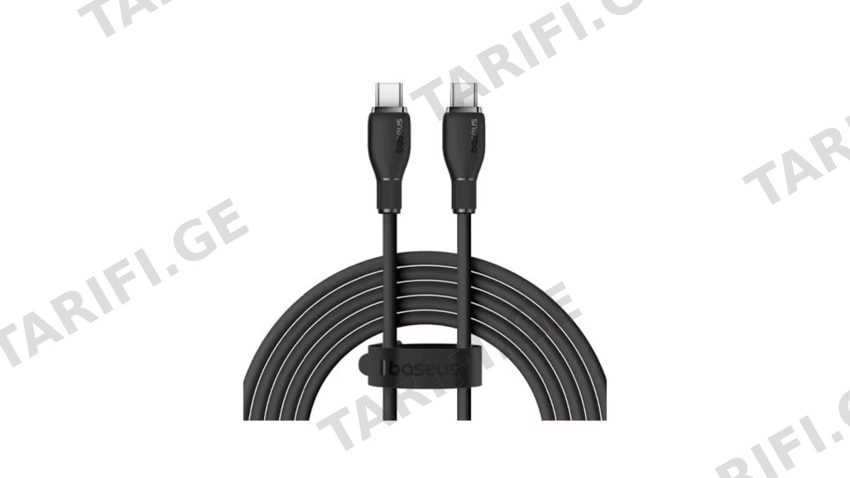 Baseus Pudding Series Fast Charging Cable Type-C to Type-C 100W 1.2m P10355702111-00