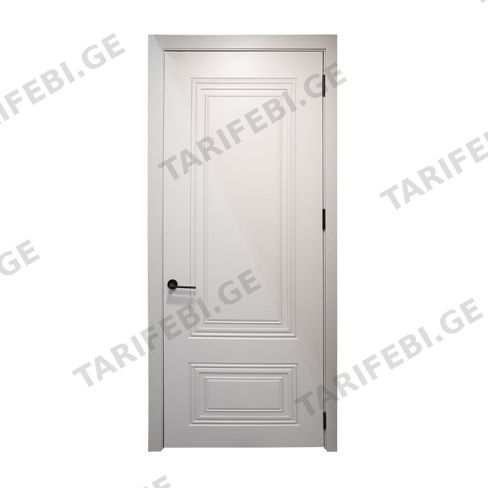 შეღებილი მდფ კარი ROMA 2 (light grey 700x2150, LR) კომპლექტი
