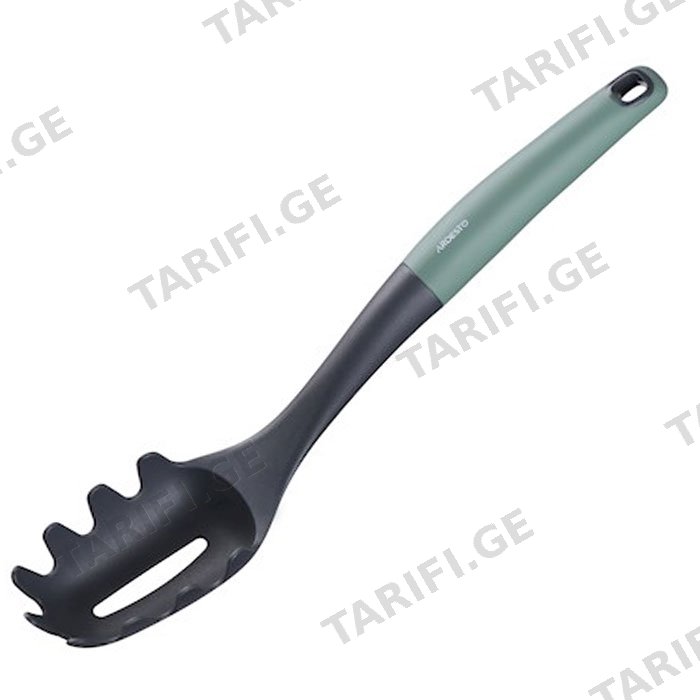 სპაგეტის კოვზი ARDESTO SPAGHETTI SPOON GEMINI , GRAY/GREEN, NYLON, PP WITH SOFT TOUCH