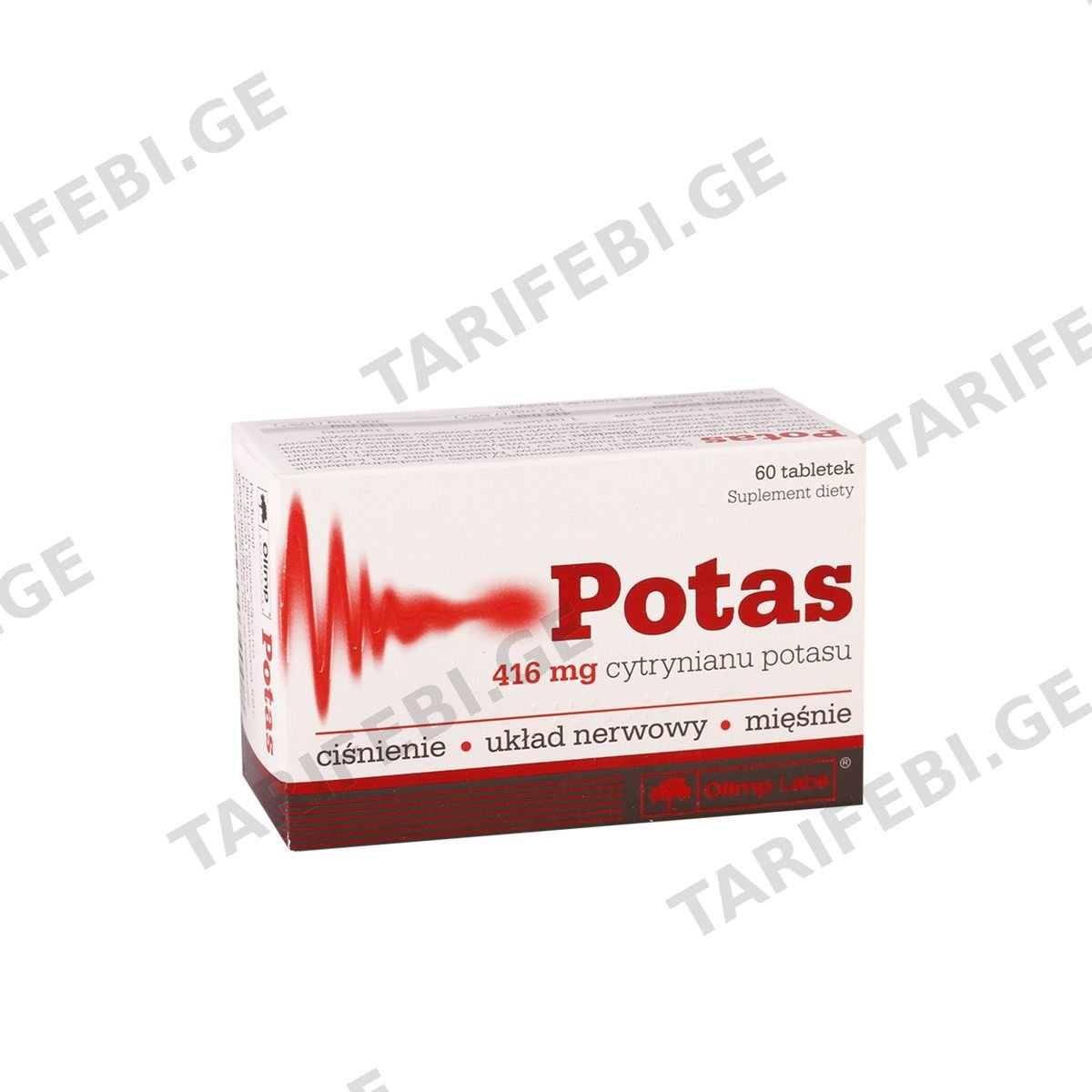 პოტასი - Potas 60 ტაბლეტი