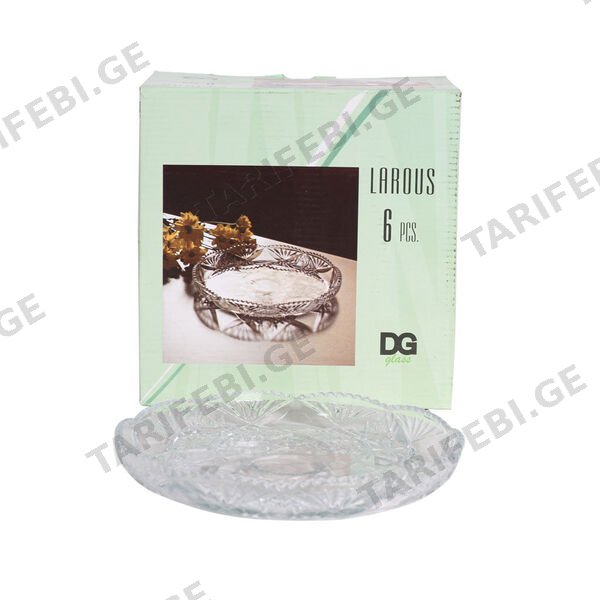მინის თეფში 6ც. DT1104GCL