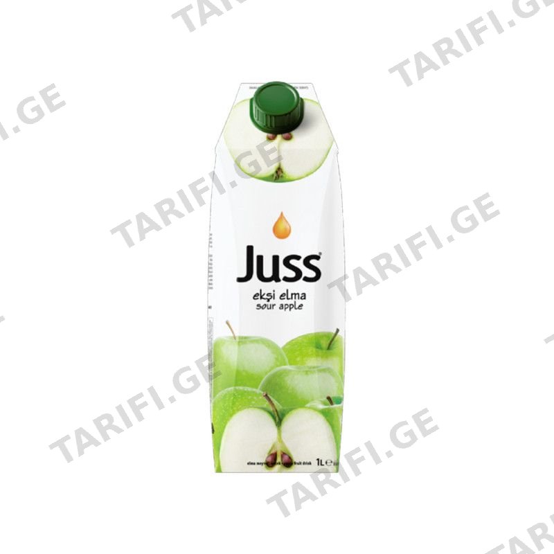 JUSS მწვანე ვაშლის ნექტარი-1ლ