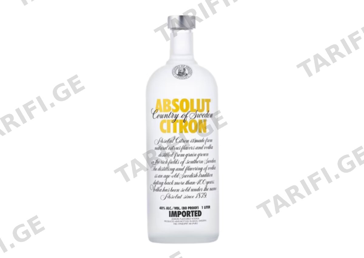 არაყი Absolut Citron - 1L