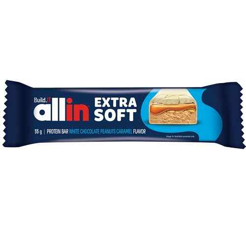 Protein White Chocolate & Peanut Caramel / Allin / 55 g