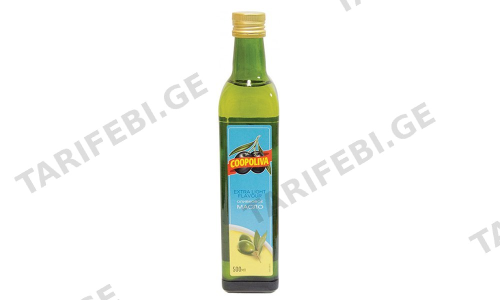 Coopoliva ზეითუნის ზეთი E.L. 500მლ x12