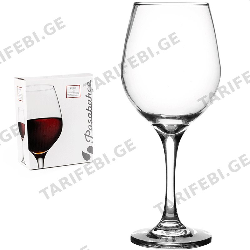 ღვინის ჭიქა PASABAHCE (460ML, 2PCS)