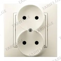 როზეტი OSPEL 2 82x82x45 ბეჟი