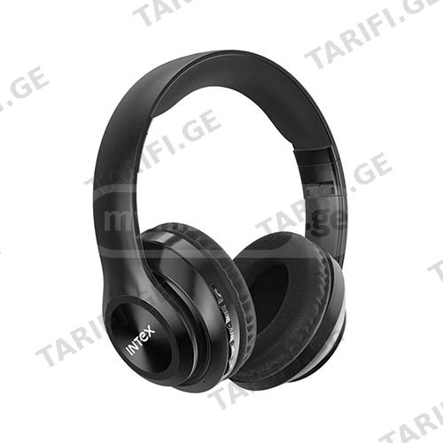 უკაბელო Bluetooth ყურსასმენი - Intex Roar 301 Black BT