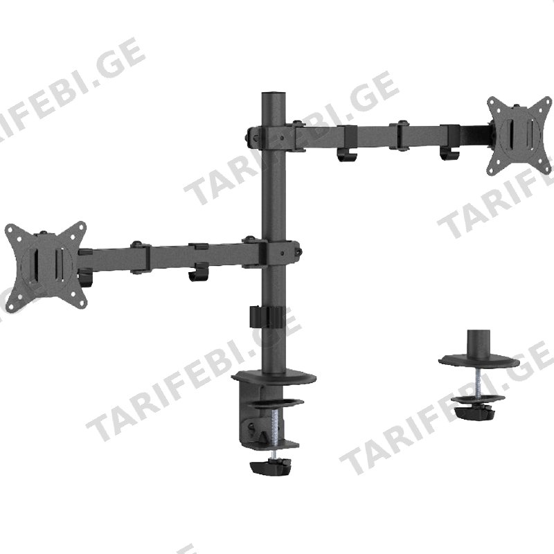 მონიტორის საკიდი GEMBIRD MA-D2-03 (17"-32") BLACK