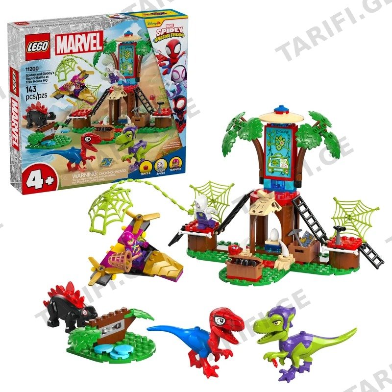 კონსტრუქტორი LEGO SUPER HEROES სპაიდისა და გობის ბრძოლა 11200 (143 ნაწილი)