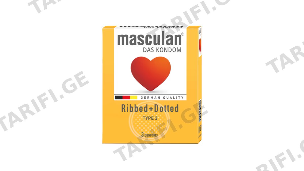 პრეზერვატივი /მასკულანი N3/3ც