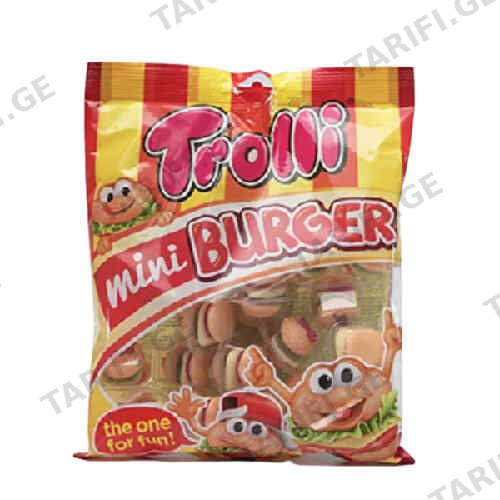 ჟელიბონი მინი ბურგერი /TROLLI/ 170 გრ