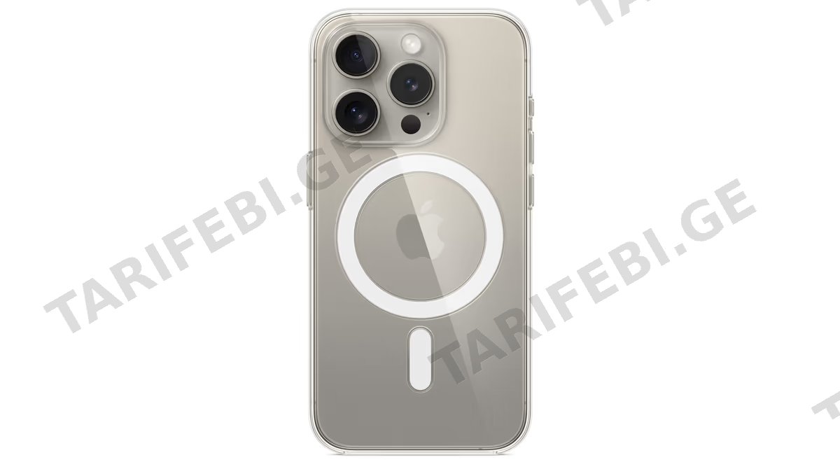 Original. iPhone 15 ProMax Clear Case with MagSafe