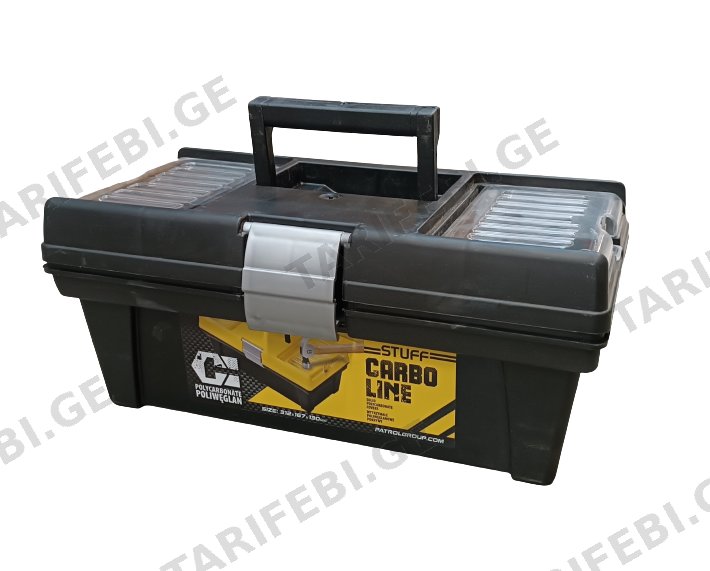 ყუთი ინსტრუმენტებისთვის Patrol Stuff CARBO 12 312x167x130 მმ შავი (SKR12SPSCARCZAPG001)