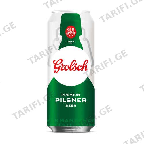 ლუდი ქილა 5% /გროლში/ 500მლ