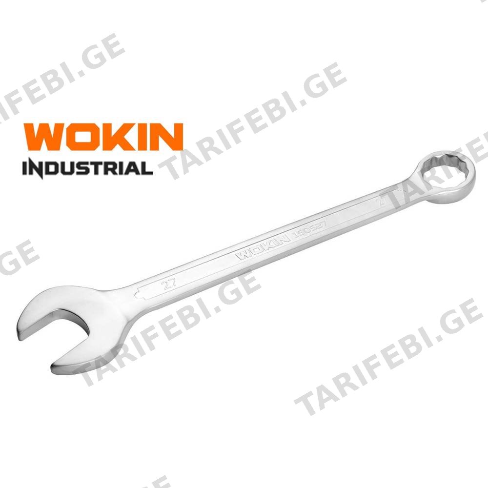 კომბინირებული ქანჩის გასაღები Wokin 150508, 8MM, Combination Wrench (INDUSTRIAL), Silver