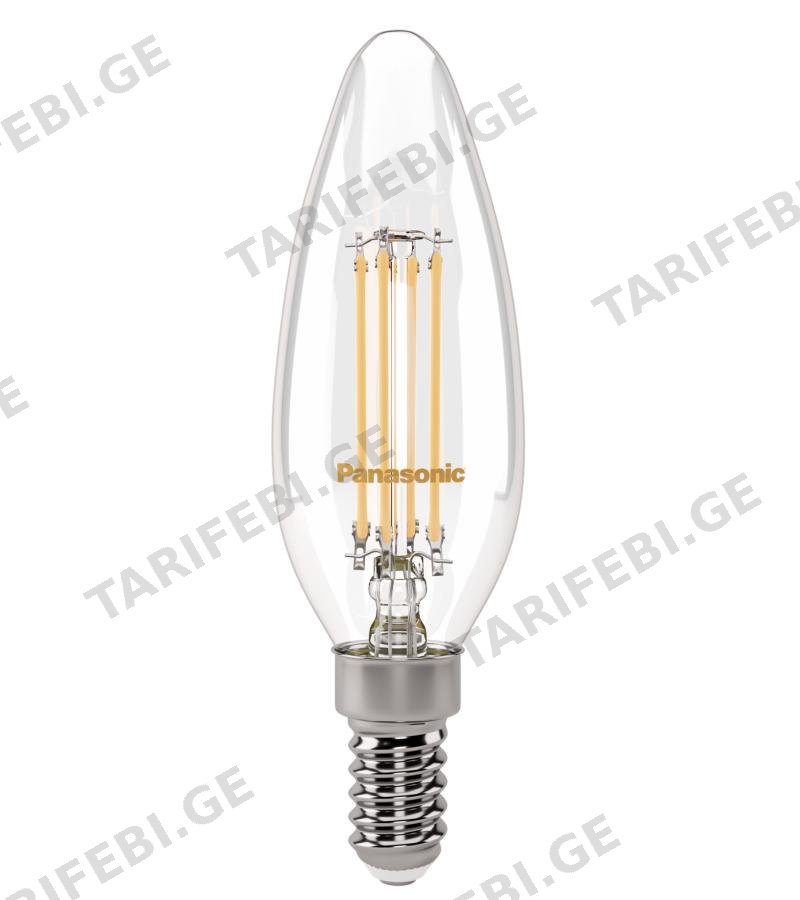 ნათურა LED E14 C CG ფერი. 2700K 2.2 W #LDCCH02LH1EC მწარ. Panasonic