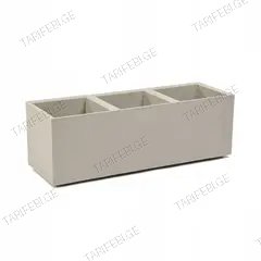 ქოთანი ყვავილის Lamela KARO 900x300x300 Recycled Concrete Plant Stand - Beige