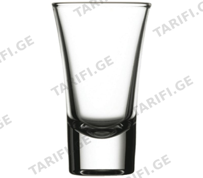 მინის ტეკილას ჭიქა (60 ML, 6 PCS)