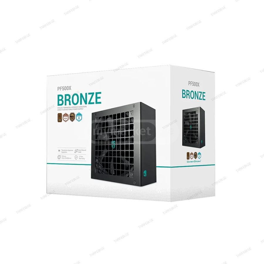 კვების ბლოკი DeepCool PF500X 500Watt 80PLUS Bronze