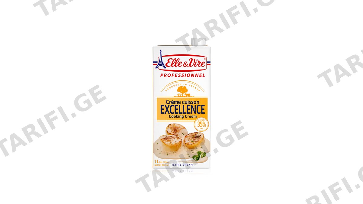 ნაღები /Elle & Vire/ კულინარიული 35% 12*1ლ.
