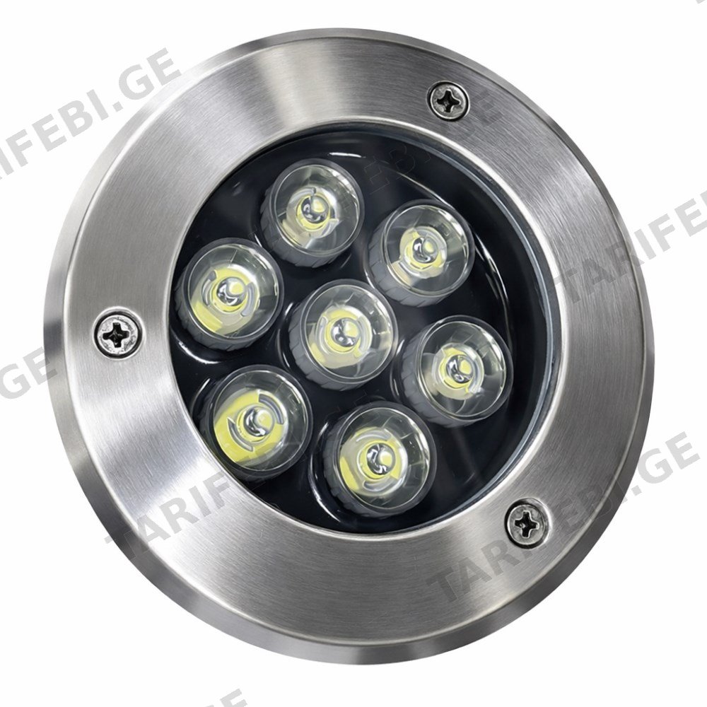 ლედ სანათი წყალგაუმტარი Lider 7W BURIED LIGHTS 40/165