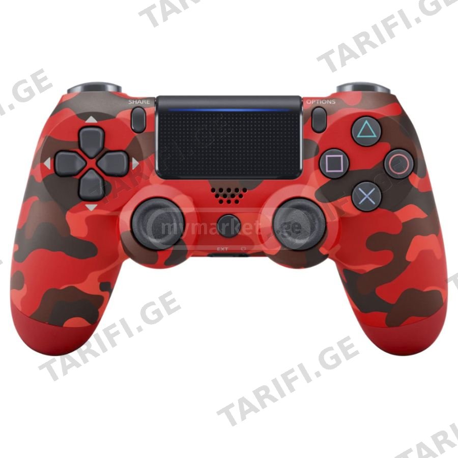 უსადენო ჯოისტიკი PS4 Red Camouflage