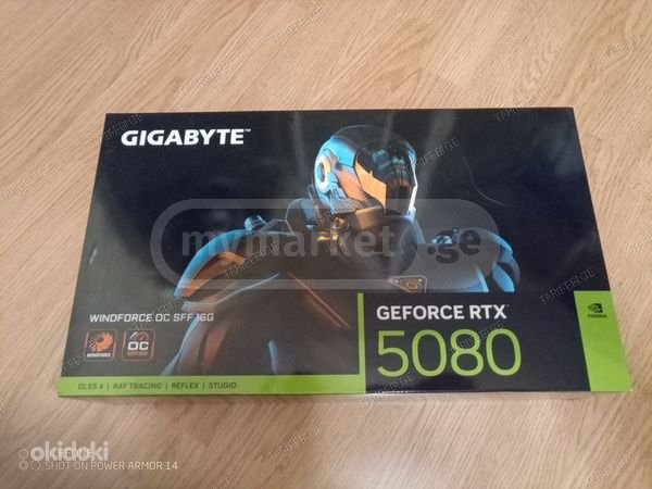 ვიდეობარათი GIGABYTE RTX 5080 16GB GDDR7 WINDFORCE OC