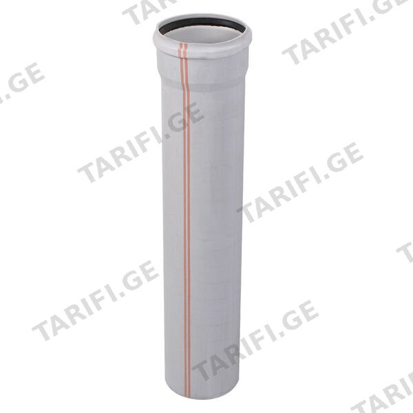საკანალიზაციო მილი 110X500 3.2მმ PVC BORU