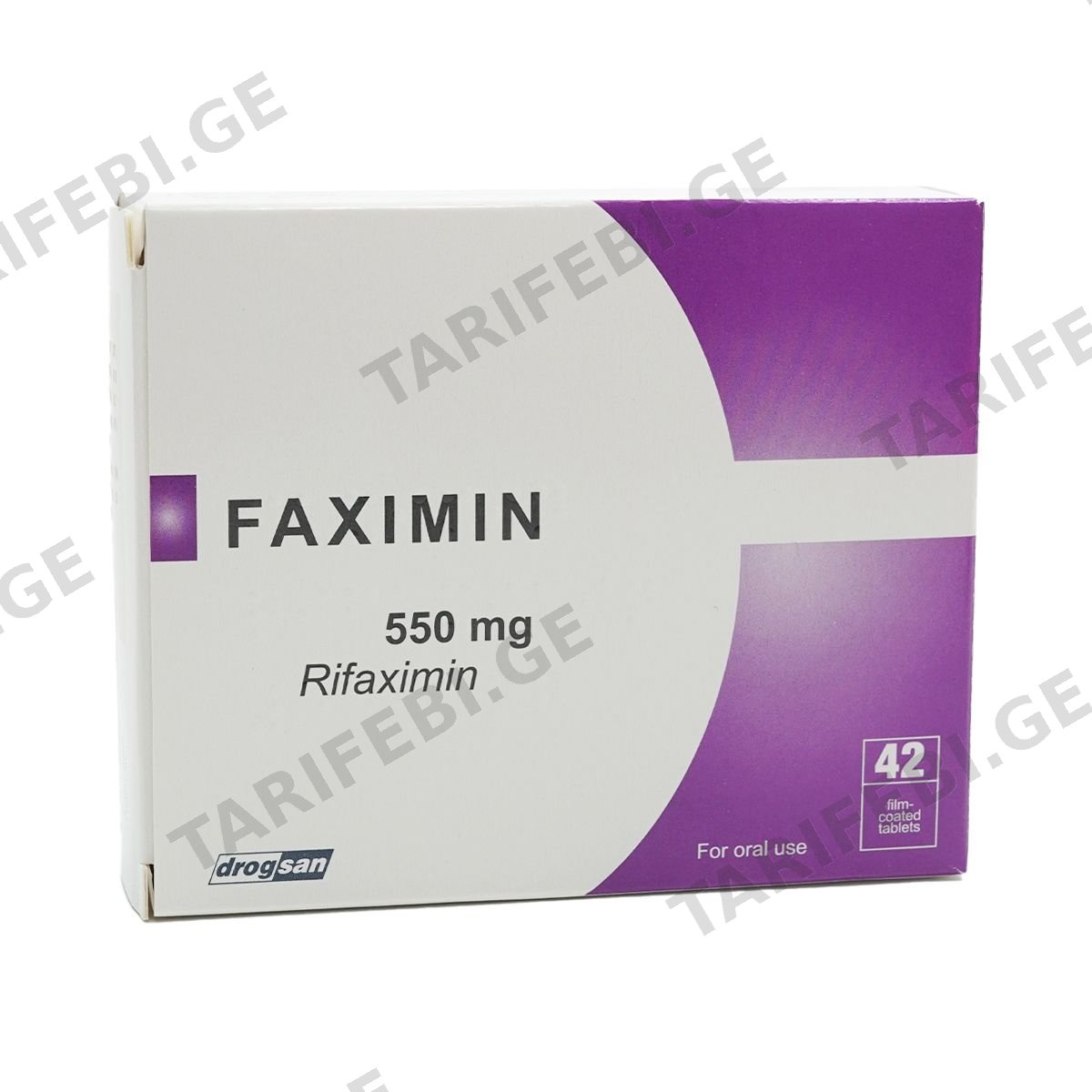 ფაქსიმინი - Faximin 550მგ 42 ტაბლეტი