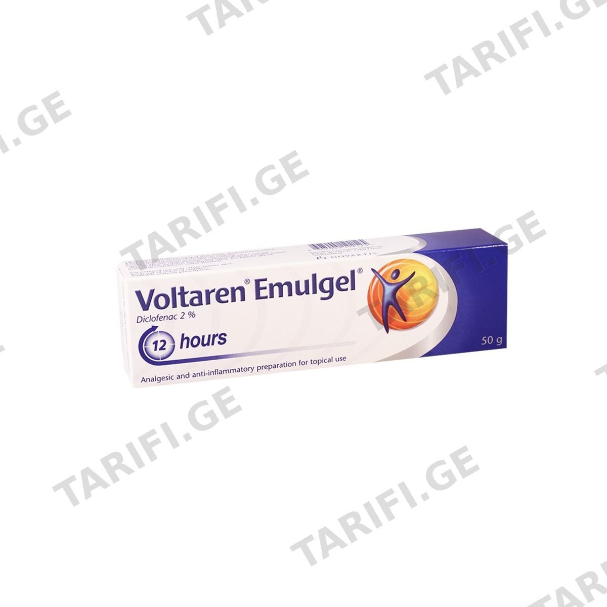 ვოლტარენი ემულგელი - Voltaren Emulgel 2% 50გ
