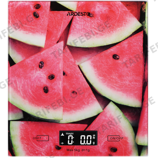 სამზარეულოს სასწორი ARDESTO SCK-893WATERMELON (5 კგ)