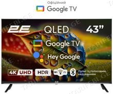 2E 2E-43A77Q 43"4K QLED Smart ტელევიზორი