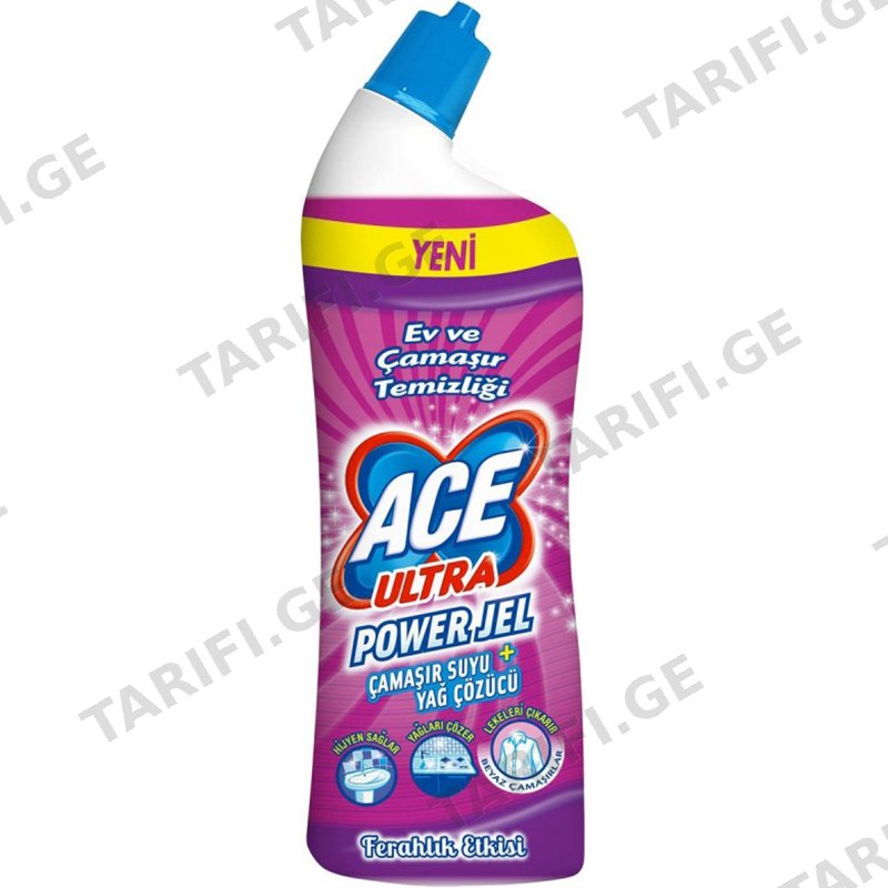 სახეხი და მათეთრებელი გელი ACE ANGLENECK FRESH EFF. 12X750ML