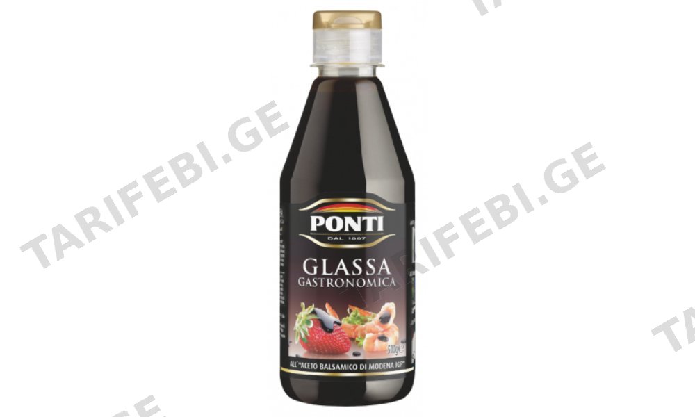 PONTI ძმარი კონცენტრირებული გლასე 500მლ x6