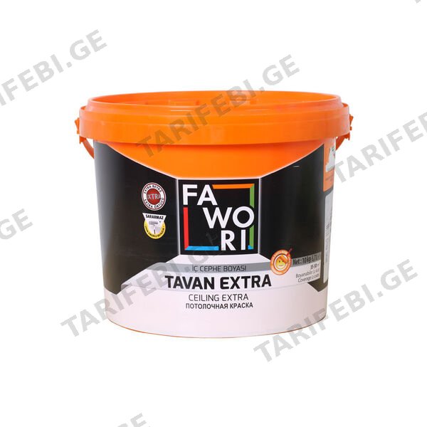 20კგ ჭერის საღებავი FAWORI EXTRA CEILING