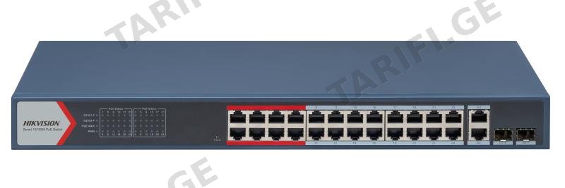 სვიჩი Poe Hikvision,DS-3E1326P-EI(B)