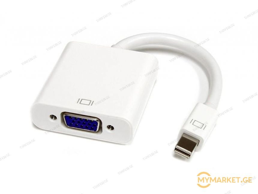 Thunderbolt. mini displayport to vga for Macbook