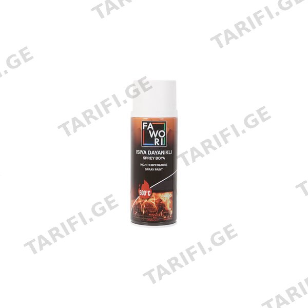 ცეცხლგამძლე სპრეი თეთრი ISIYA DAY.SPREY BOYA BEYAZ 400ML FAWORI
