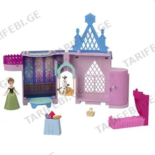 Disney Frozen - ანას პატარა თოჯინა და სასახლე, სათამაშო ნაკრები