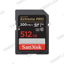 SanDisk 512GB Extreme PRO SD/XC UHS-I Card 200MB/S V30/4K Class 10 SDSDXXD-512G-GN4IN SD ბარათი
