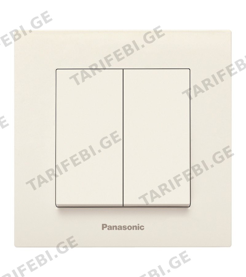 გადამრთველის მექანიზმი 2-ნი KARRE PLUS 55 კრემი WDTT00092BG-EU1 Panasonic