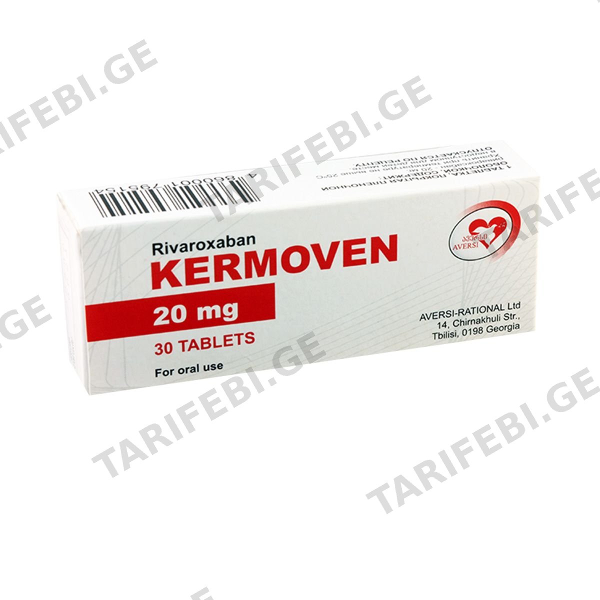 კერმოვენი - Kermoven 20მგ 30 ტაბლეტი