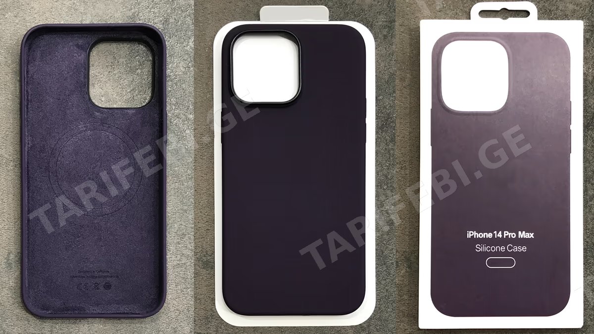 iPhone 14 ProMax Silicone Case- Elderberry 💜