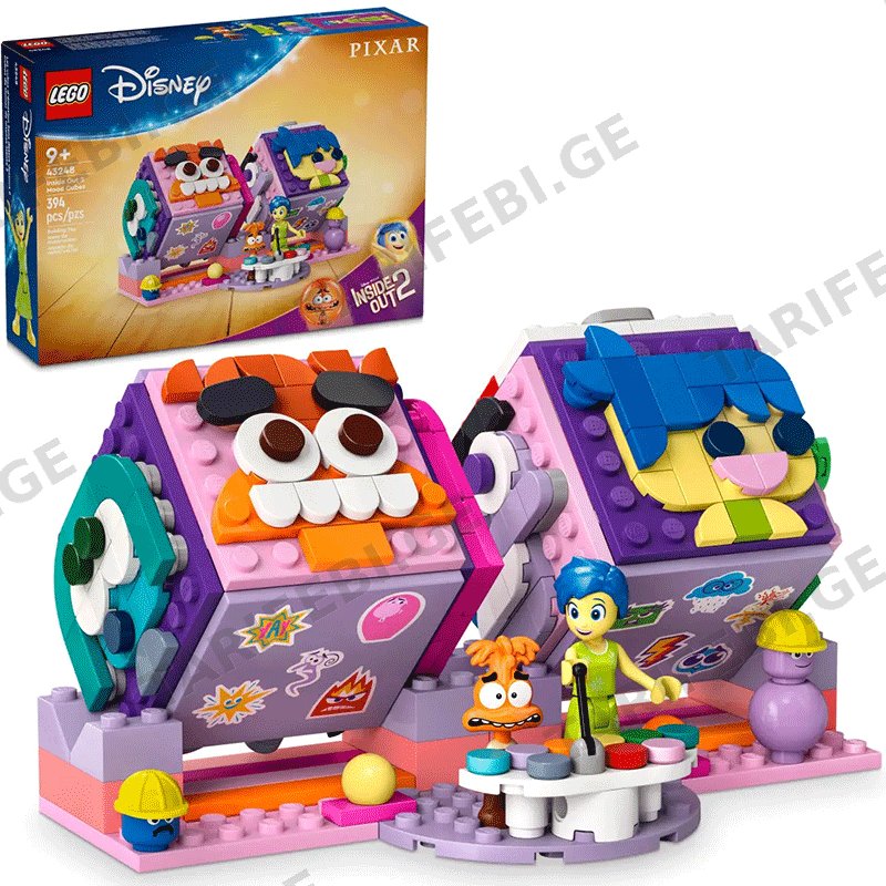 ლეგო LEGO INSIDE OUT 2 MOOD CUBES (43248)