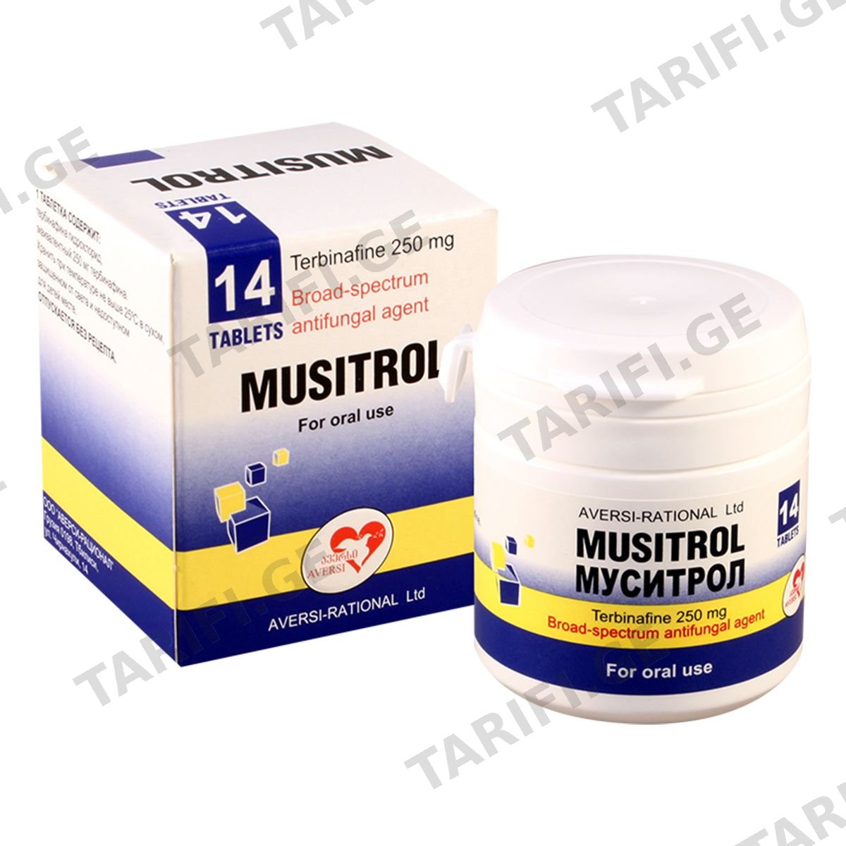 მუსიტროლი - Musitrol 250მგ 14 ტაბლეტი