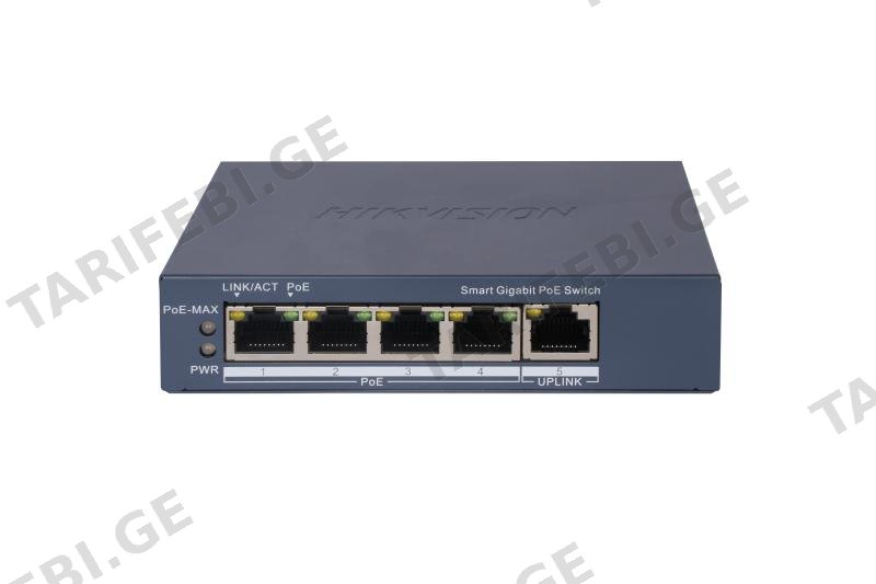 სვიჩი POE DS-3E1505P-EI,4 Port Gigabit Smart POE Switch