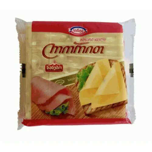 Melted cheese with ham / Sanebo / 150 gr
