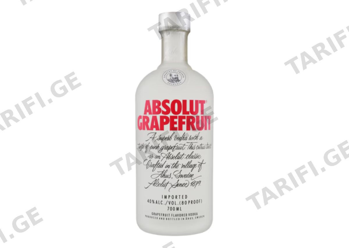 Absolut, გრეიფრუტის არაყი - 0.7L